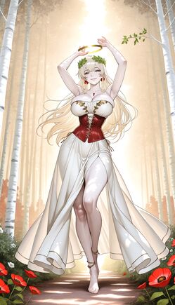 Elven Beauty Lures in Enchanted Birch Grove