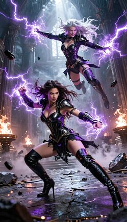 Dual Lightning Sorceresses Shatter Ancient Hall Battle