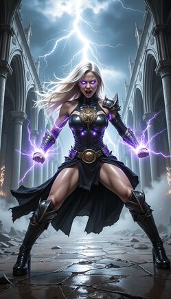 Thunder Goddess Warrior Lightning Temple Fury Strike