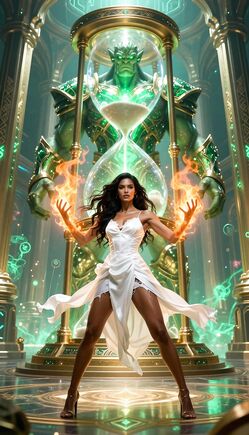 Sorceress and Emerald Guardian of the Time Chamber