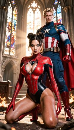 Spider Vixen & Eagle Sentinel – Cathedral Clash