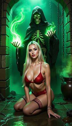 Dark Ritual with Necromancer and Crimson Seductress