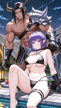 Horned Guardian and Midnight Pool Temptation