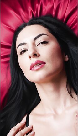 Whispers on Crimson Silk at Midnight