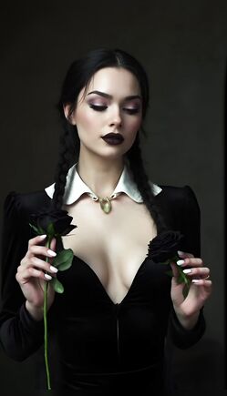 Wednesday's Dark Rose Seduction