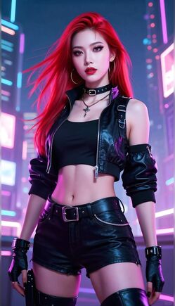 Neon Rebellion: The Crimson Blade of Night City