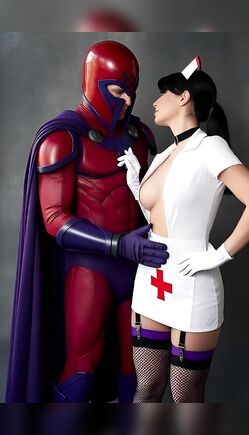 The Crimson Magneto and His Enchanting Dark Nurse