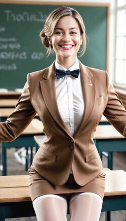 Academic Allure: A Private Lesson in Sophisticated Style