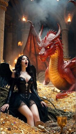 Keeper of Gold Beneath the Dragon’s Burning Gaze