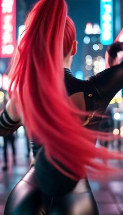 Neon Shadows: The Crimson Assassin Awakens Tonight