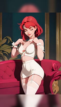 Scarlet Whispers in the Velvet Lounge