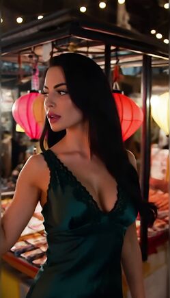 Midnight Allure Beneath the Lantern Lights