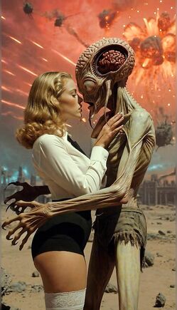 Kiss of the Apocalypse Under Burning Skies