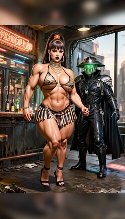 Neon Dominion: The Warrior Queen Rises