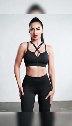 Eclipse of Desire: Fitness Siren's Commanding Pose