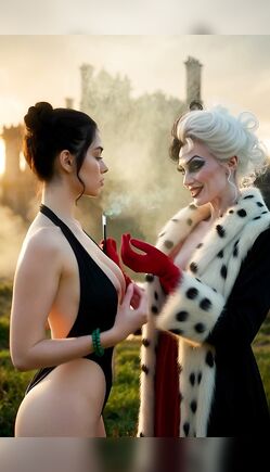 Cruella's Kiss: Forbidden Dalmatian Desire