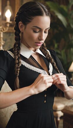 Schoolgirl's Secret Undressing: Forbidden Tease