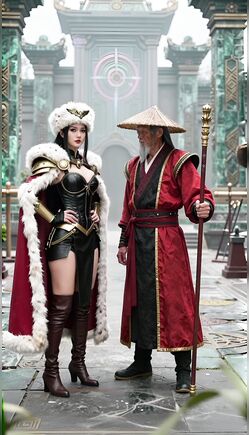 Seductive Warrior Empress Embraced by Ancient Emperor