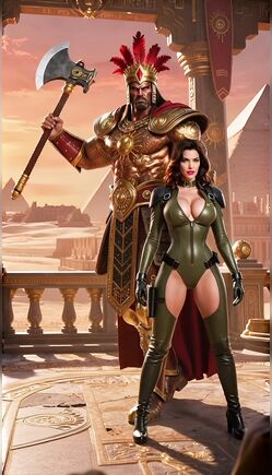 Pharaoh's Warrior Queen and Golden Guard Tease