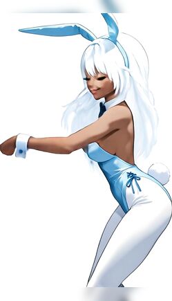 Playful Bunny Girl Dances in Cute Outfit