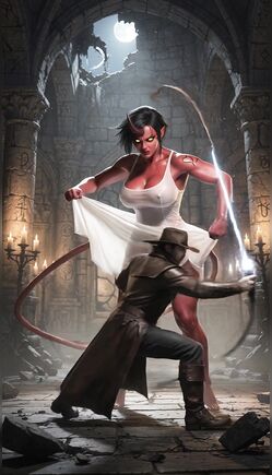 Demoness vs Vampire Hunter: High Stakes Magic Duel