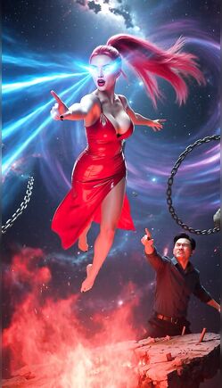 Pink Haired Goddess Unleashes Magic Power in Apocalypse