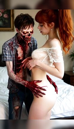 Ginger Beauty Confronts Zombie Lover In Horror Bedroom Scene