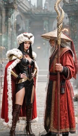 Royal Warrior Queen Meets Mysterious Monk in Ancient City