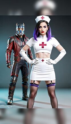 Sci-Fi Nurse Teams Up With Armored Demon Warrior