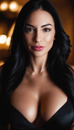 Elegant Brunette Beauty Walking Through Cinematic Nighttime Glamour Scene