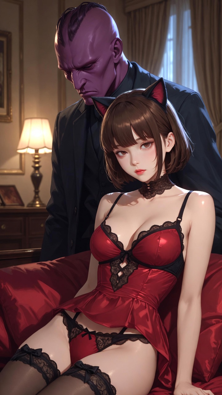 Midnight Encounter with Mysterious Purple Stranger