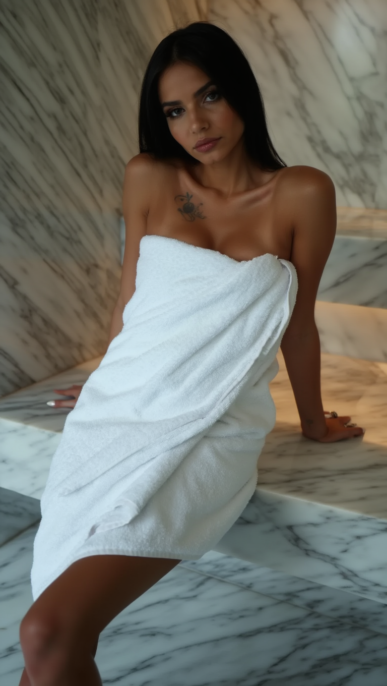 Luxury Nights: Black Satin Elegance in Modern City Spaces