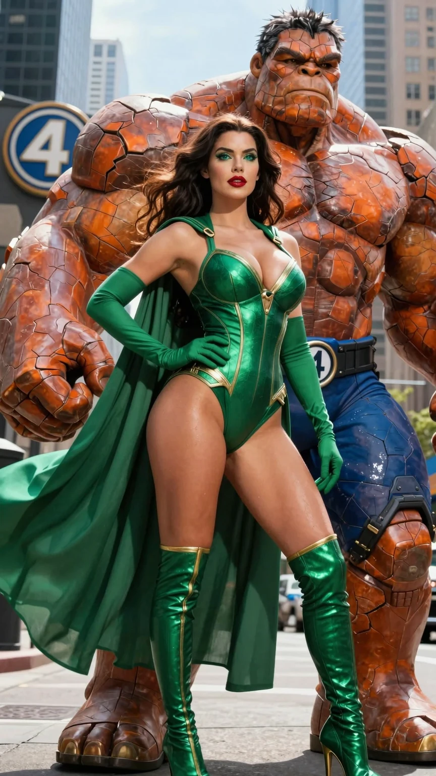 Voluptuous Emerald Siren & Rock Titan Duo