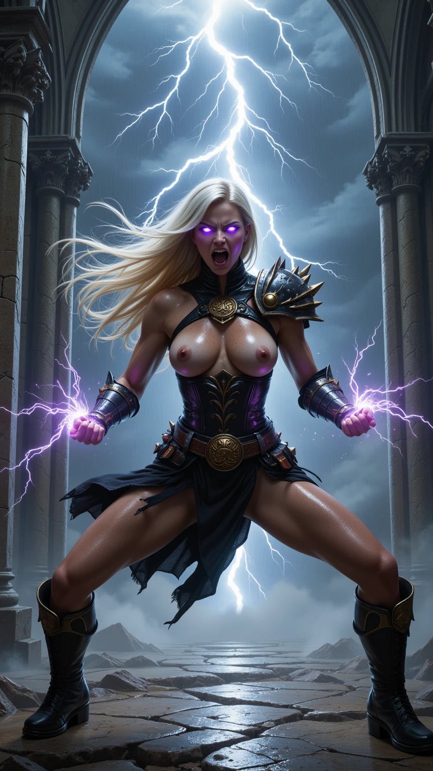 Thunder Goddess Warrior Lightning Temple Fury Strike