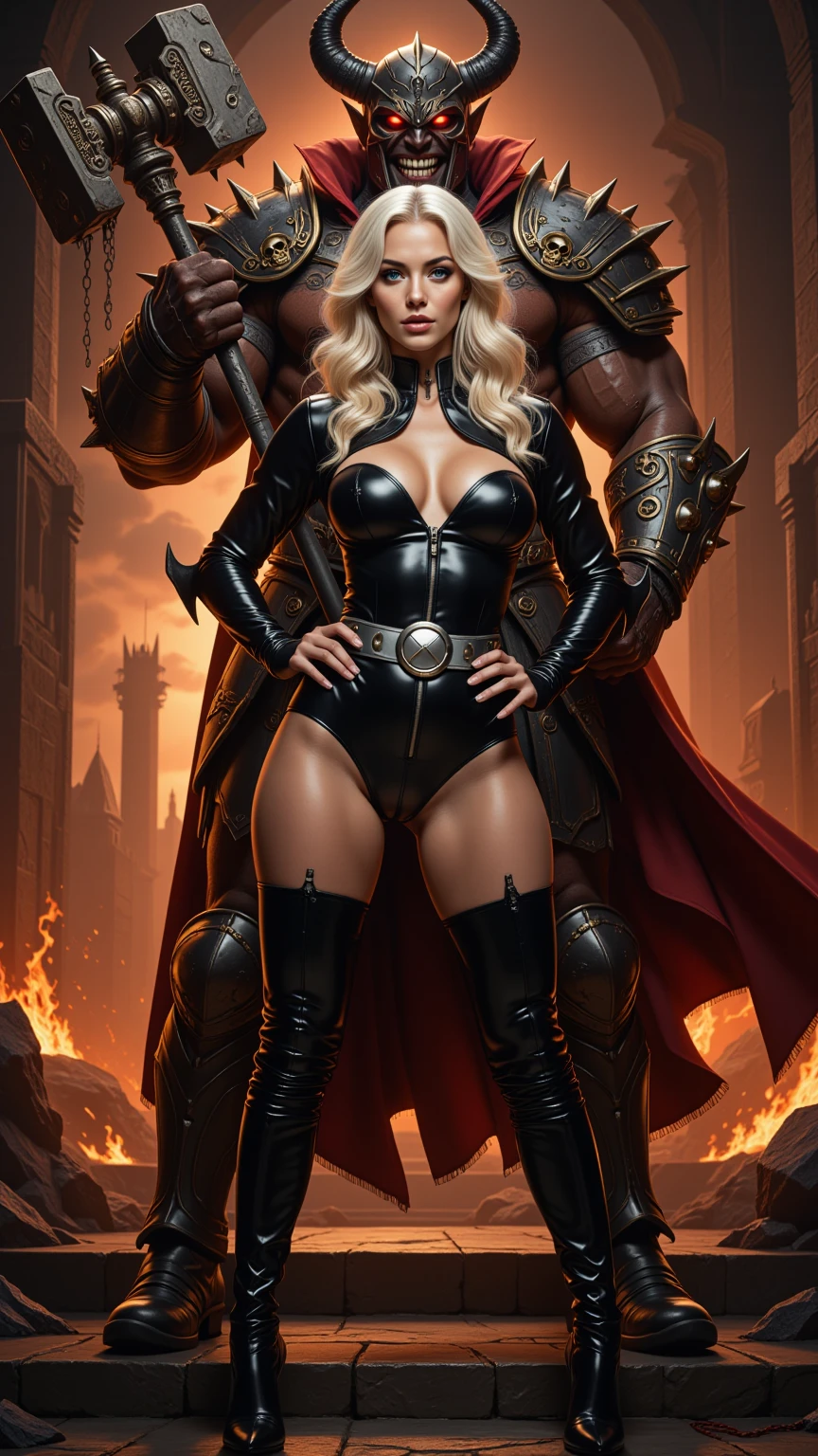 Blonde Queen & Horned Demon Lord – Hellfire Dominion