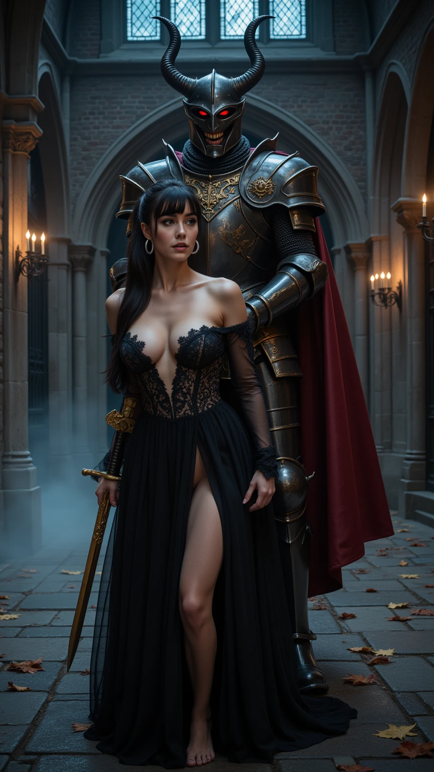 Demonic Knight Claims His Lace-Clad Bride