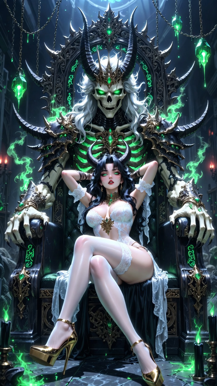 Emerald Lich Throne – Demonic Queen Seduction