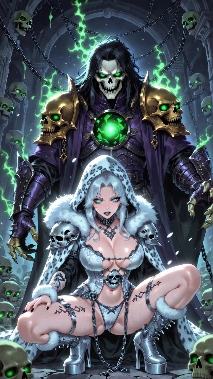 Necromancer Queen and Lich Lord Eternal Dominion