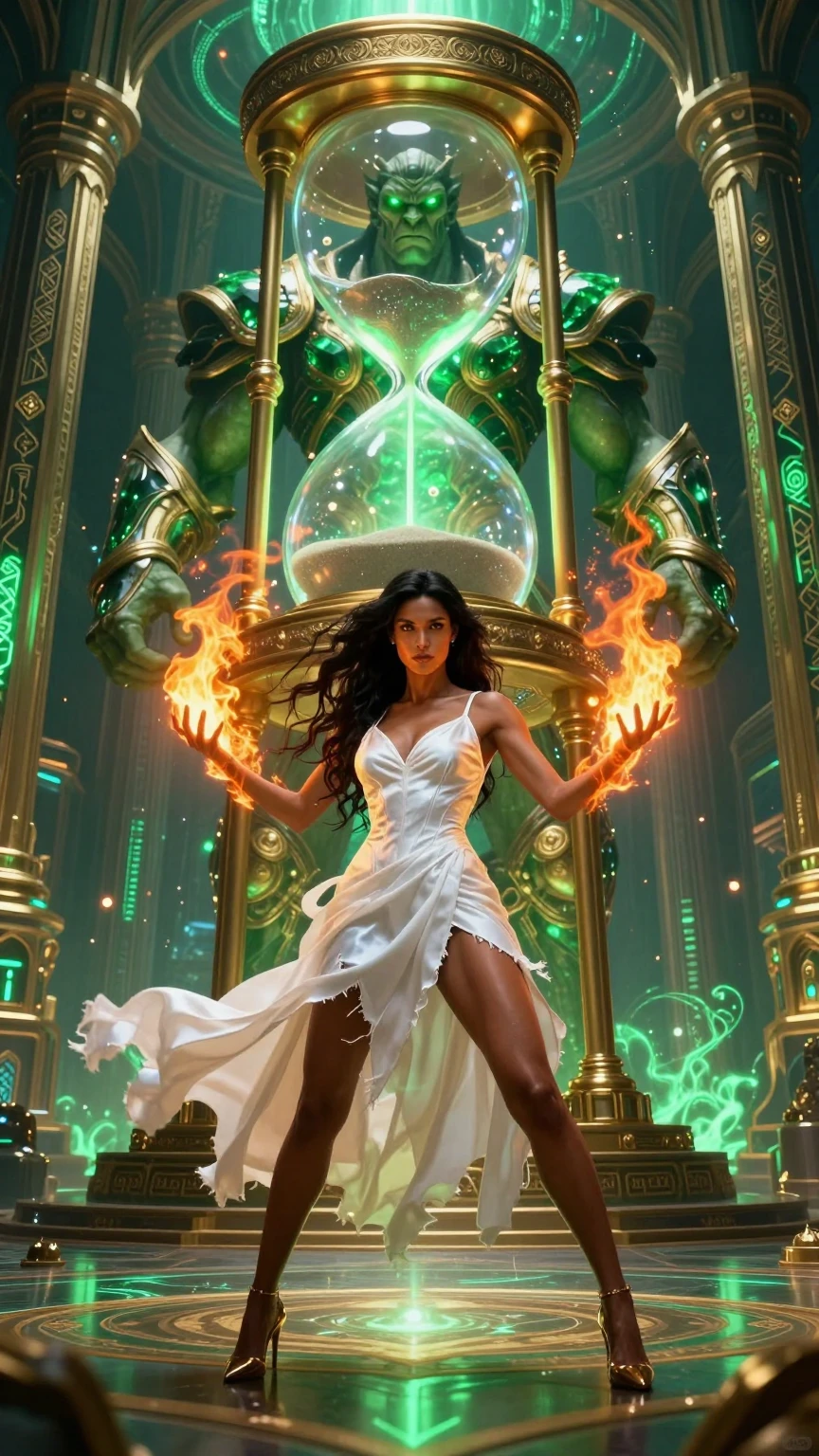 Sorceress and Emerald Guardian of the Time Chamber