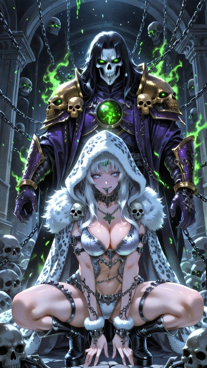 Necromancer Queen and Lich Lord Eternal Dominion