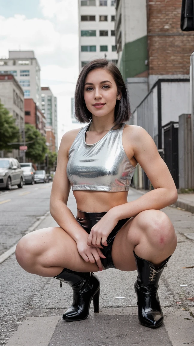 Urban Heat — Latex Street Style Confidence Walk