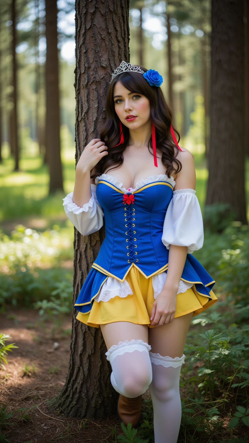 Enchanted Forest Princess in Corset Fantasy Style