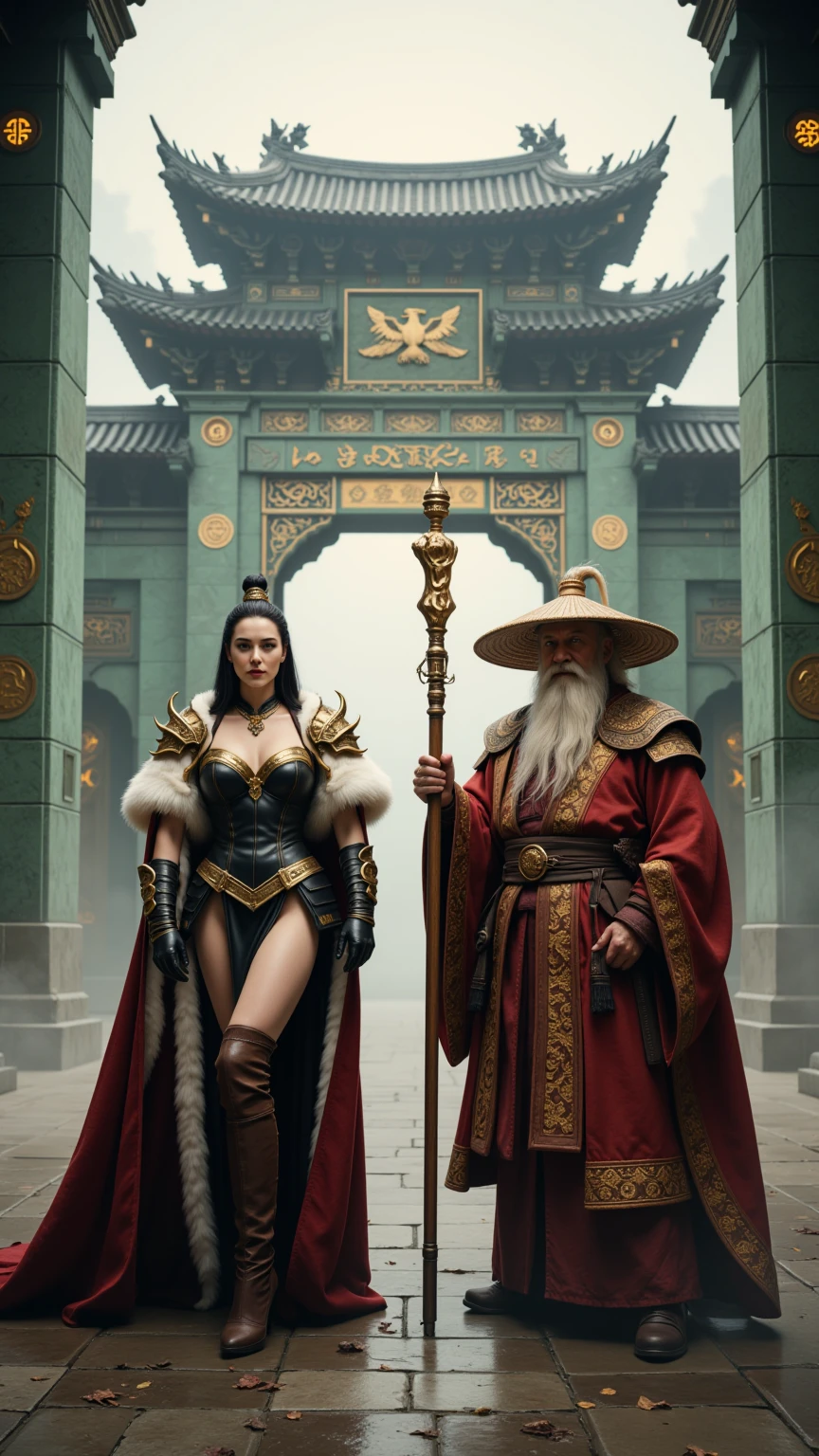 Imperial Empress and Ancient Master in Jade Temple