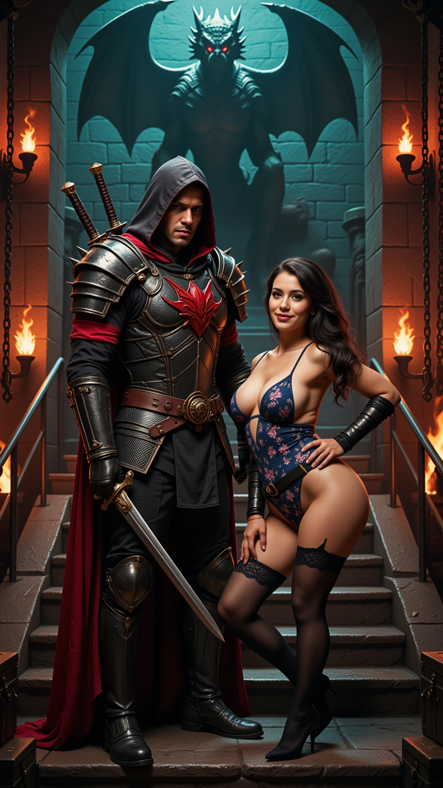 Dragon Shadow & Crimson Lace – Dungeon Dominion