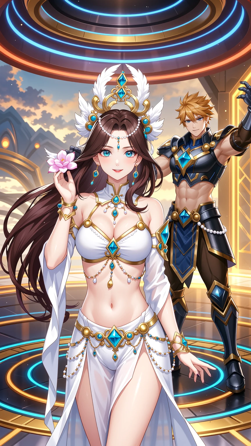 Futuristic Belly Dancer and Warrior