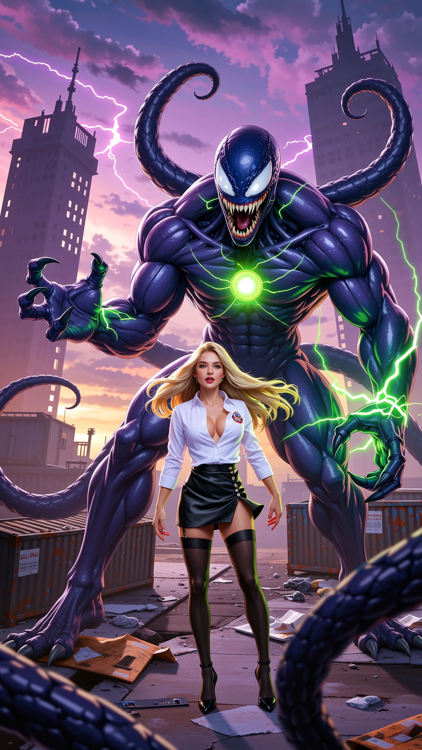Seductive Power Clash in a Symbiote Apocalypse
