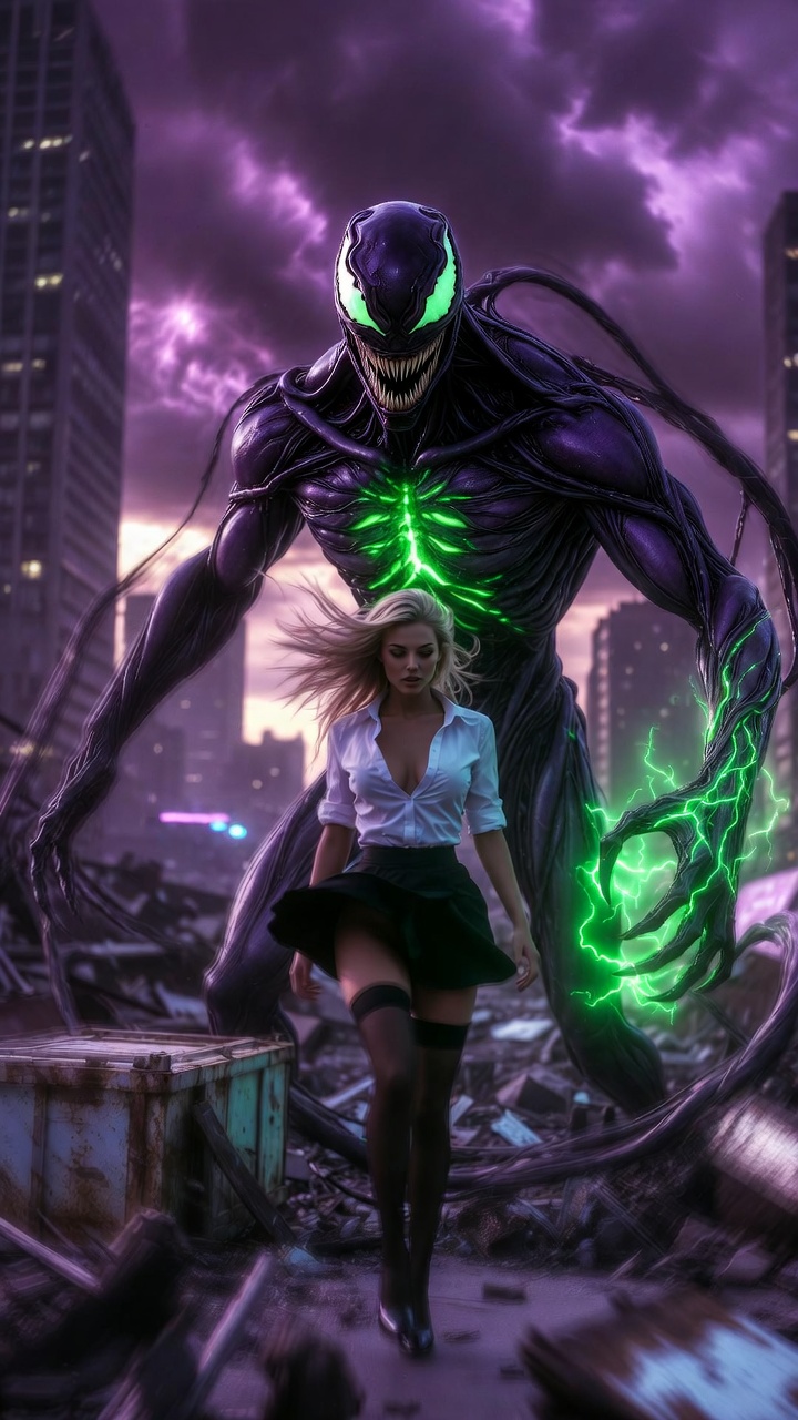 Seductive Power Clash in a Symbiote Apocalypse