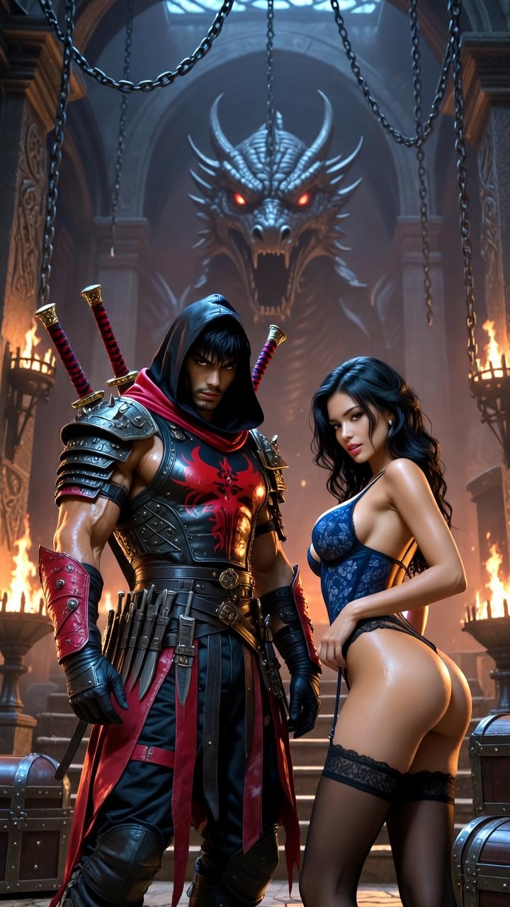 Dragon Shadow & Crimson Lace – Dungeon Dominion