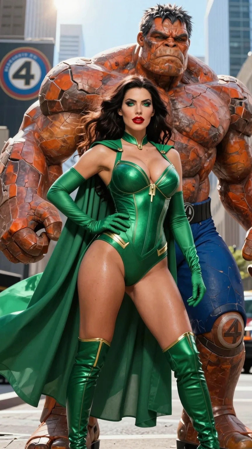 Voluptuous Emerald Siren & Rock Titan Duo