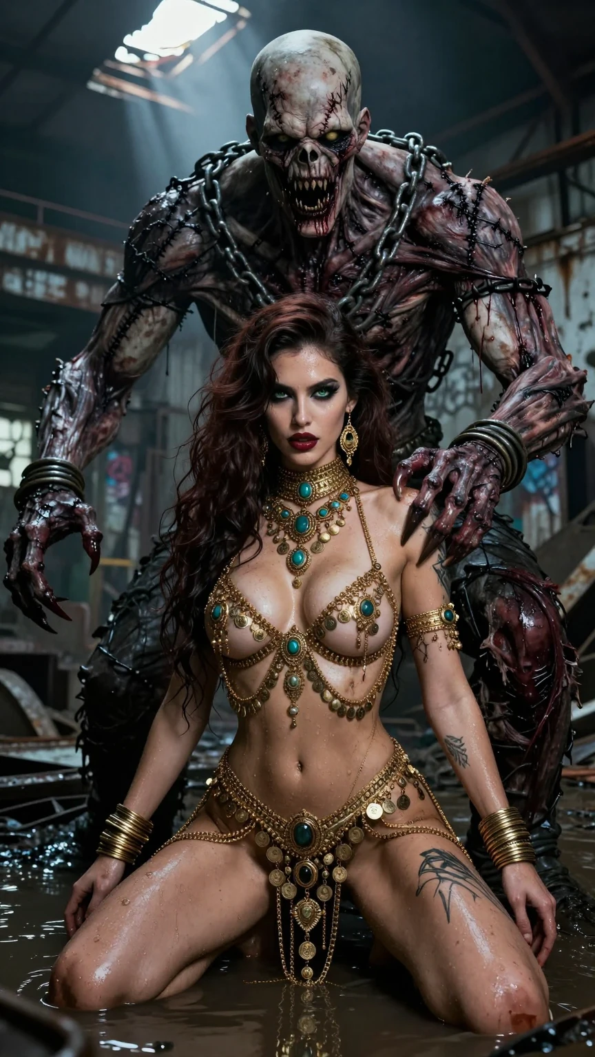 Chained Monster's Golden Captive – Fetish Abyss